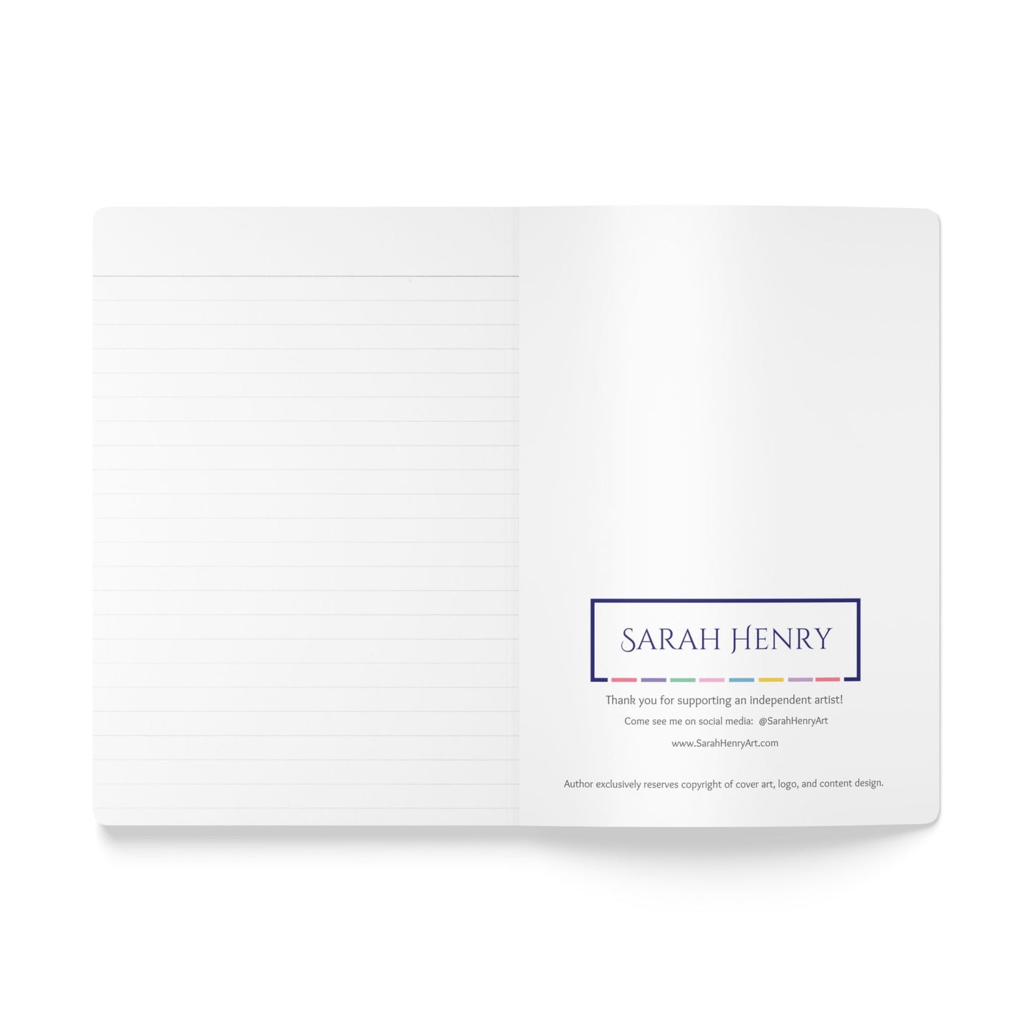 Blossom Softcover Journal, 200 Lined Pages