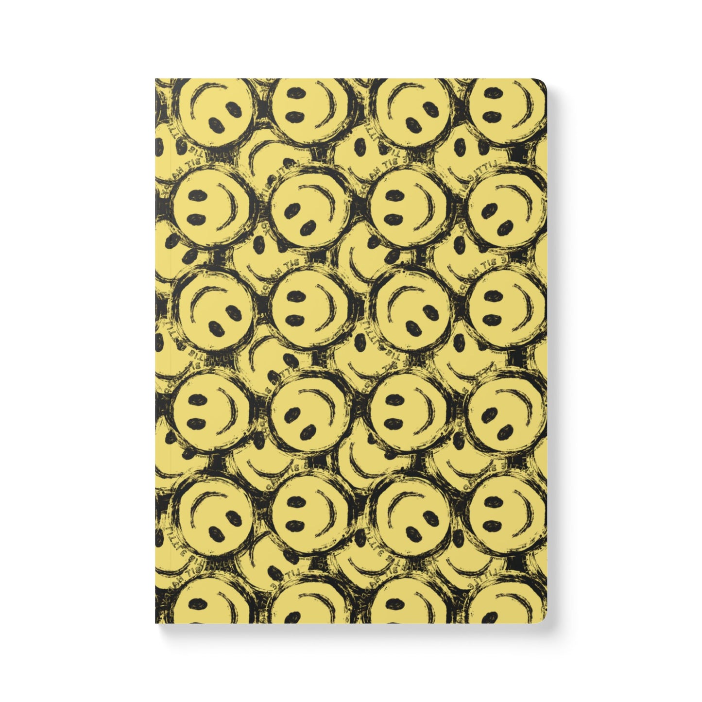 Little Bit Happy Smiley Softcover Journal