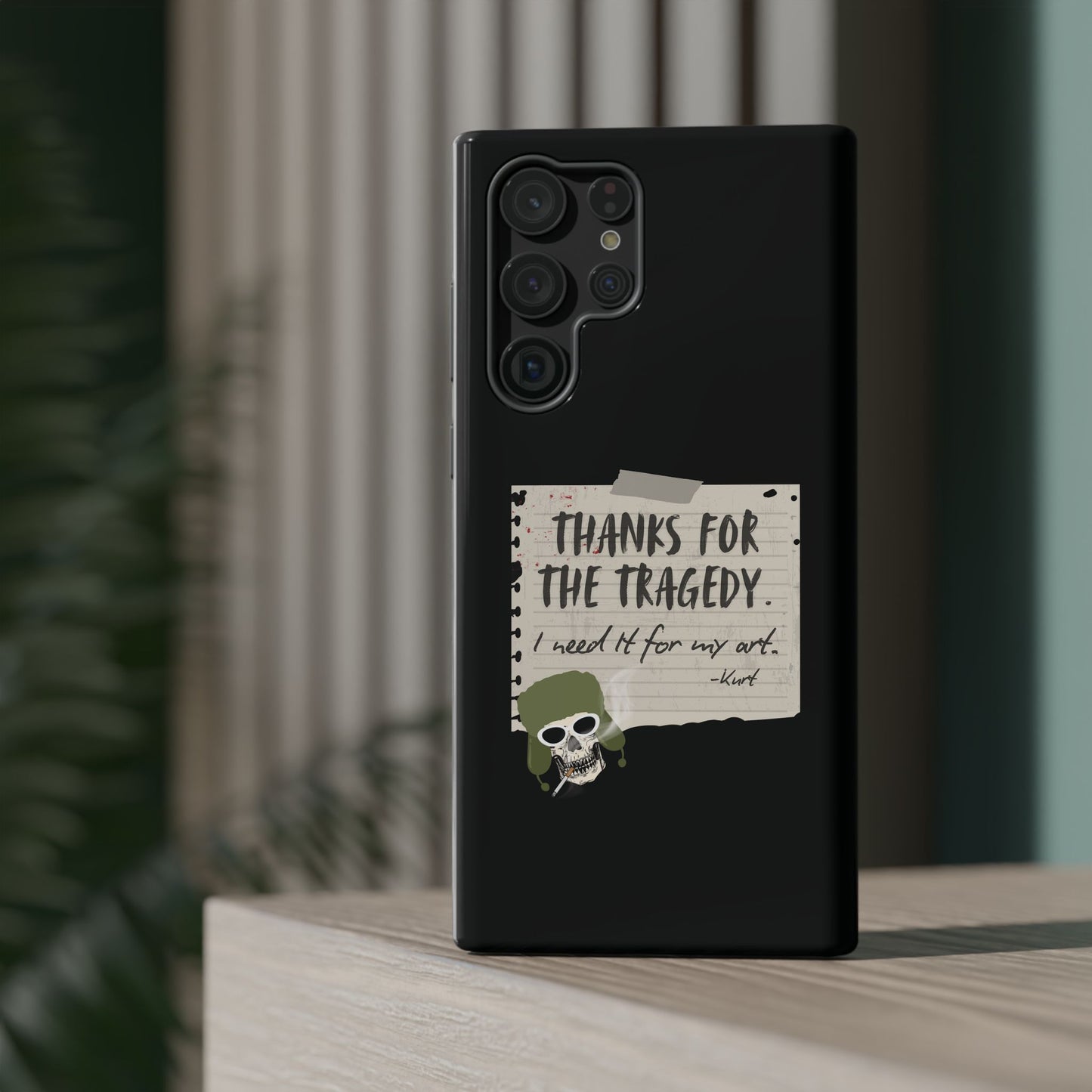 Thanks For The Tragedy, Impact-Resistant Phone Case
