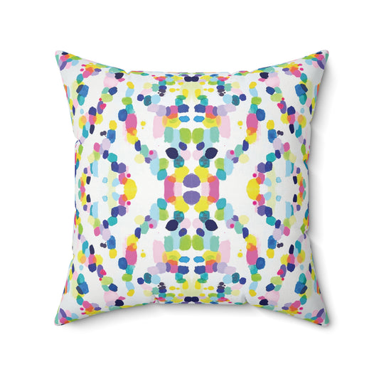 Gumdrops, Spun Polyester Square Pillow