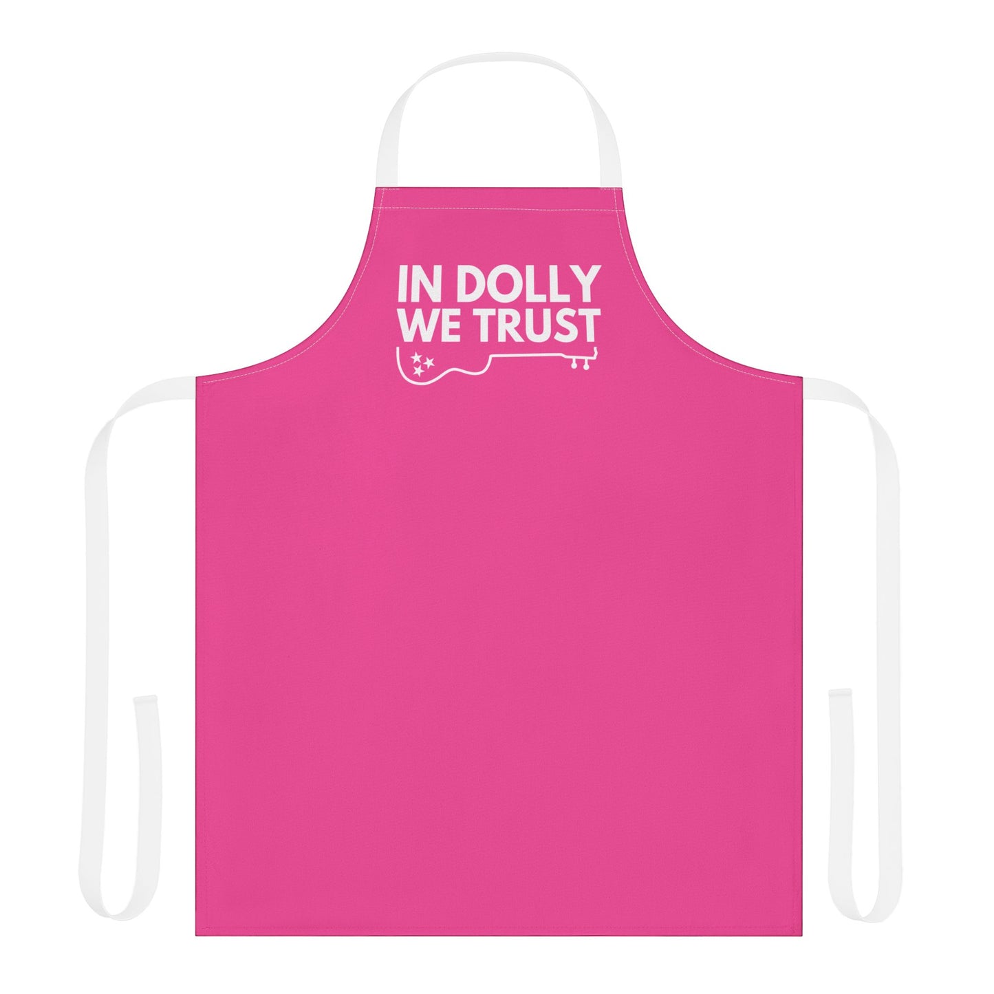 In Dolly We Trust Apron, Pink on Pink