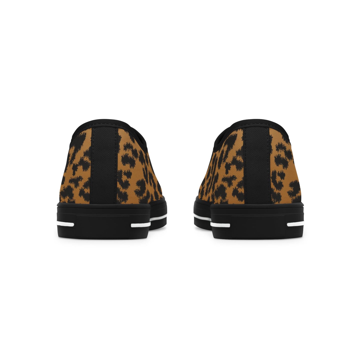 Women's Leopard Print Low Top Sneakers