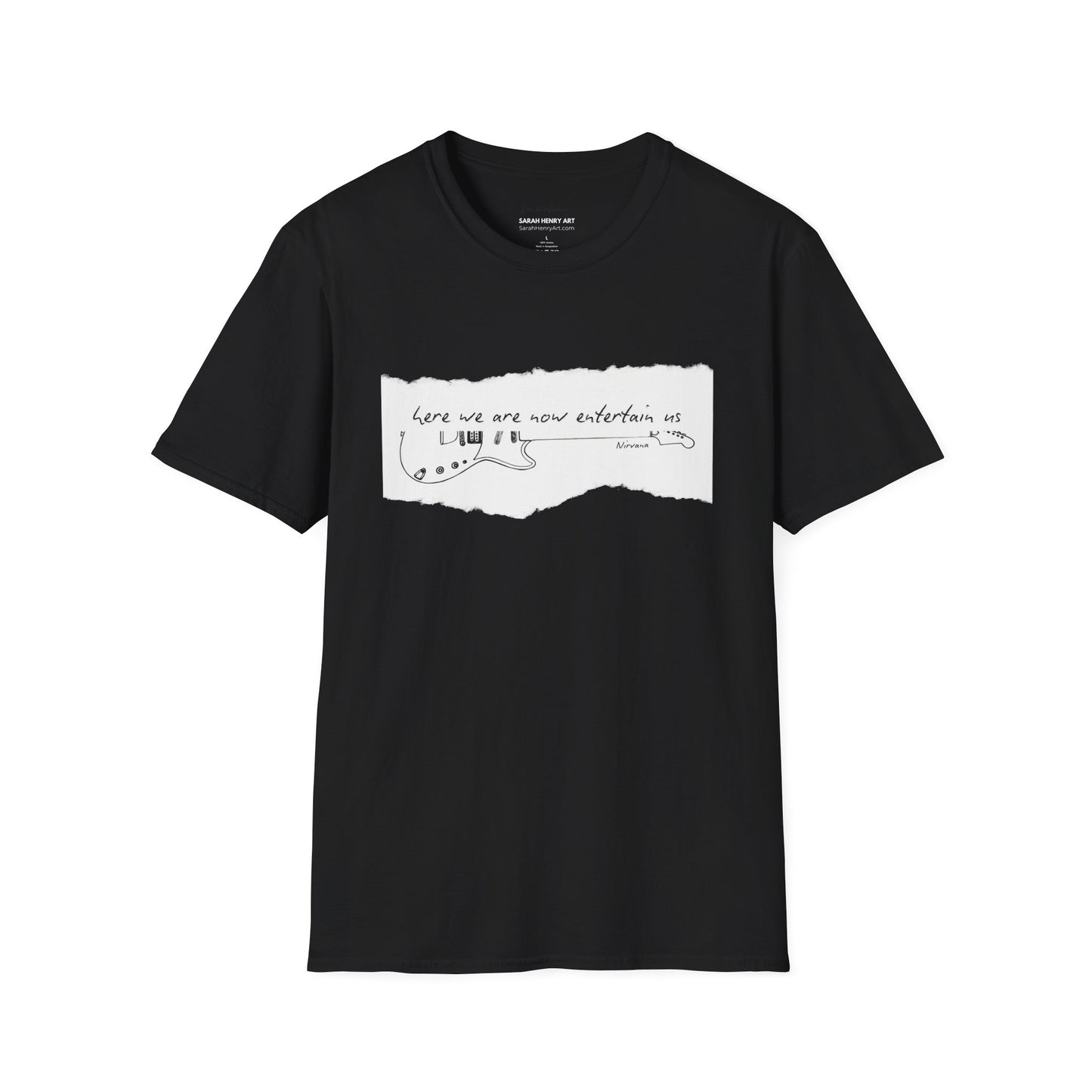 Here We Are Now, Unisex Soft T-Shirt