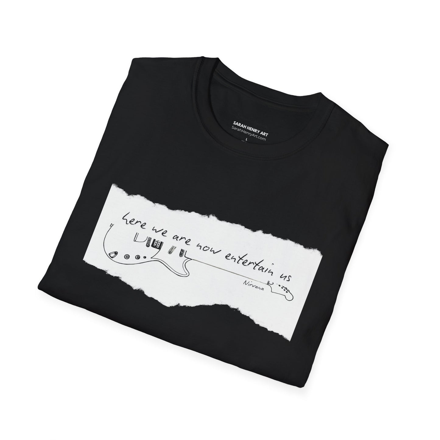 Here We Are Now, Unisex Soft T-Shirt