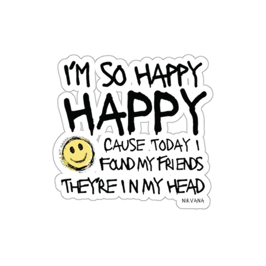I'm So Happy Die-Cut Stickers