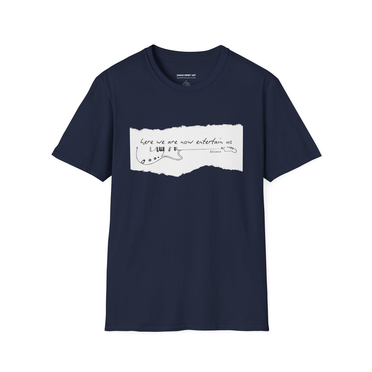 Here We Are Now, Unisex Soft T-Shirt