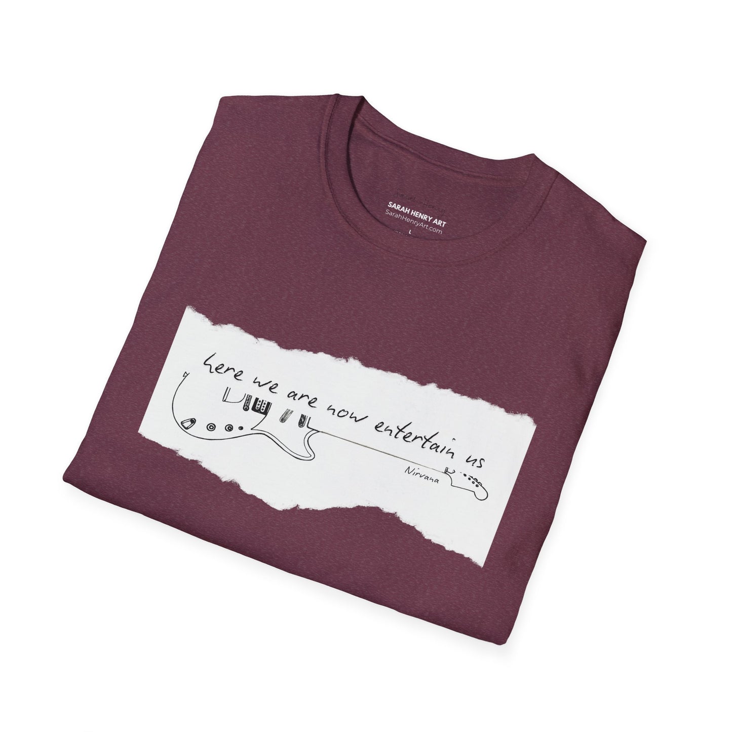 Here We Are Now, Unisex Soft T-Shirt