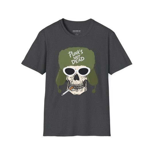 Punks Not Dead Front Graphic Soft T-Shirt