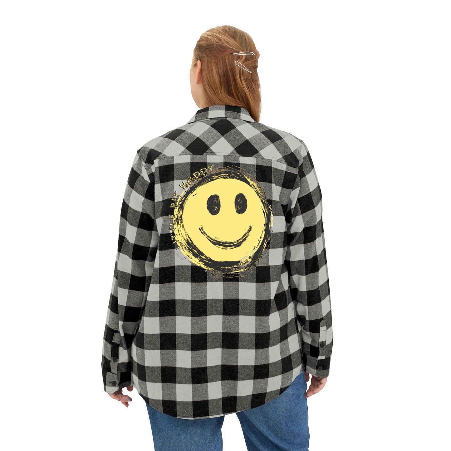 I'm so Happy Unisex Flannel Shirt
