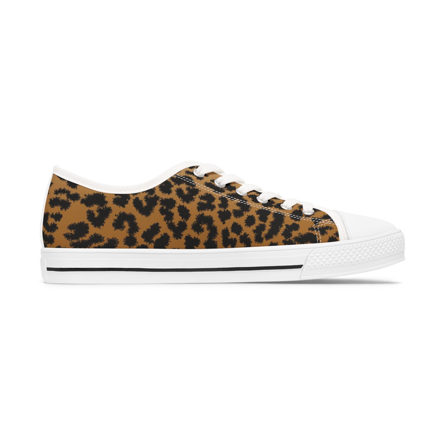 Women's Leopard Print Low Top Sneakers