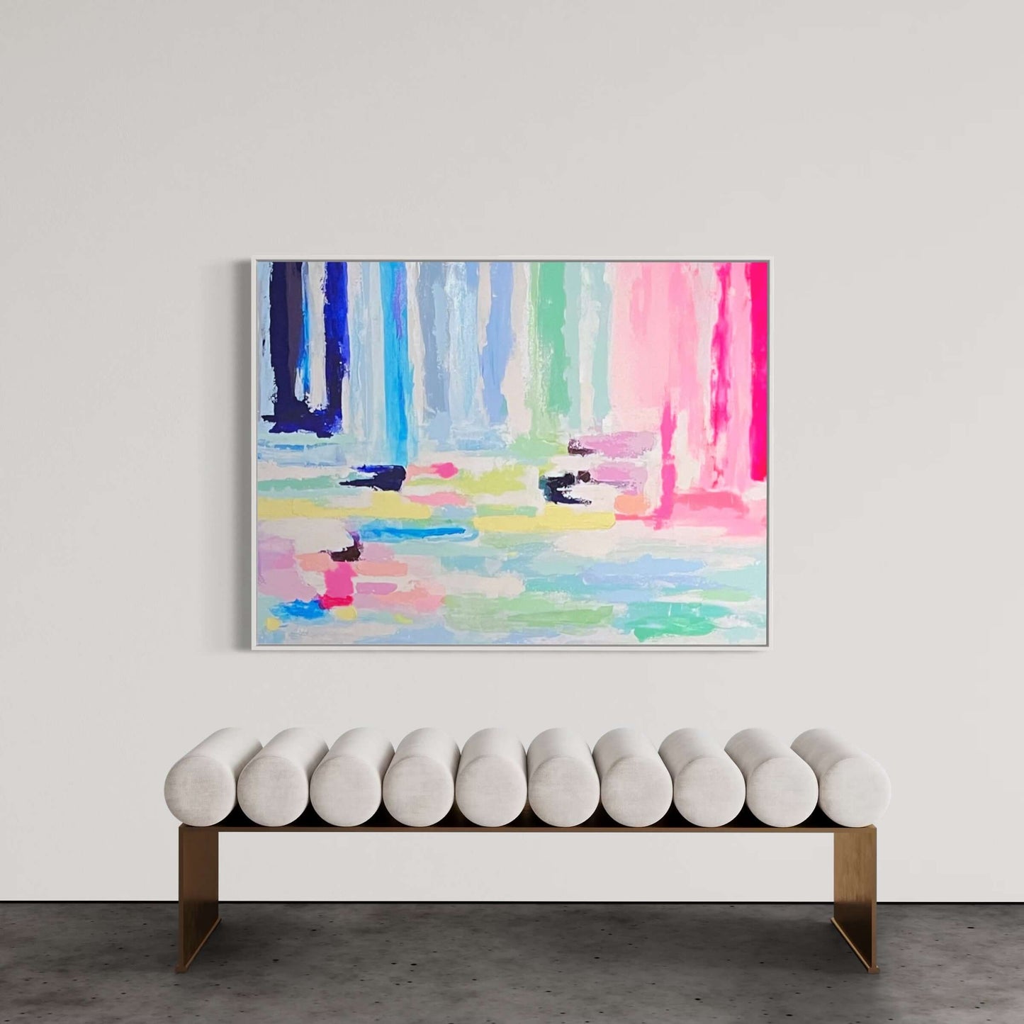 Laura's Cotton Candy Commission, 36"x48"