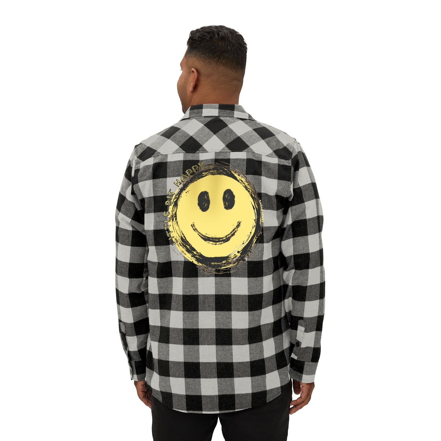 I'm so Happy Unisex Flannel Shirt