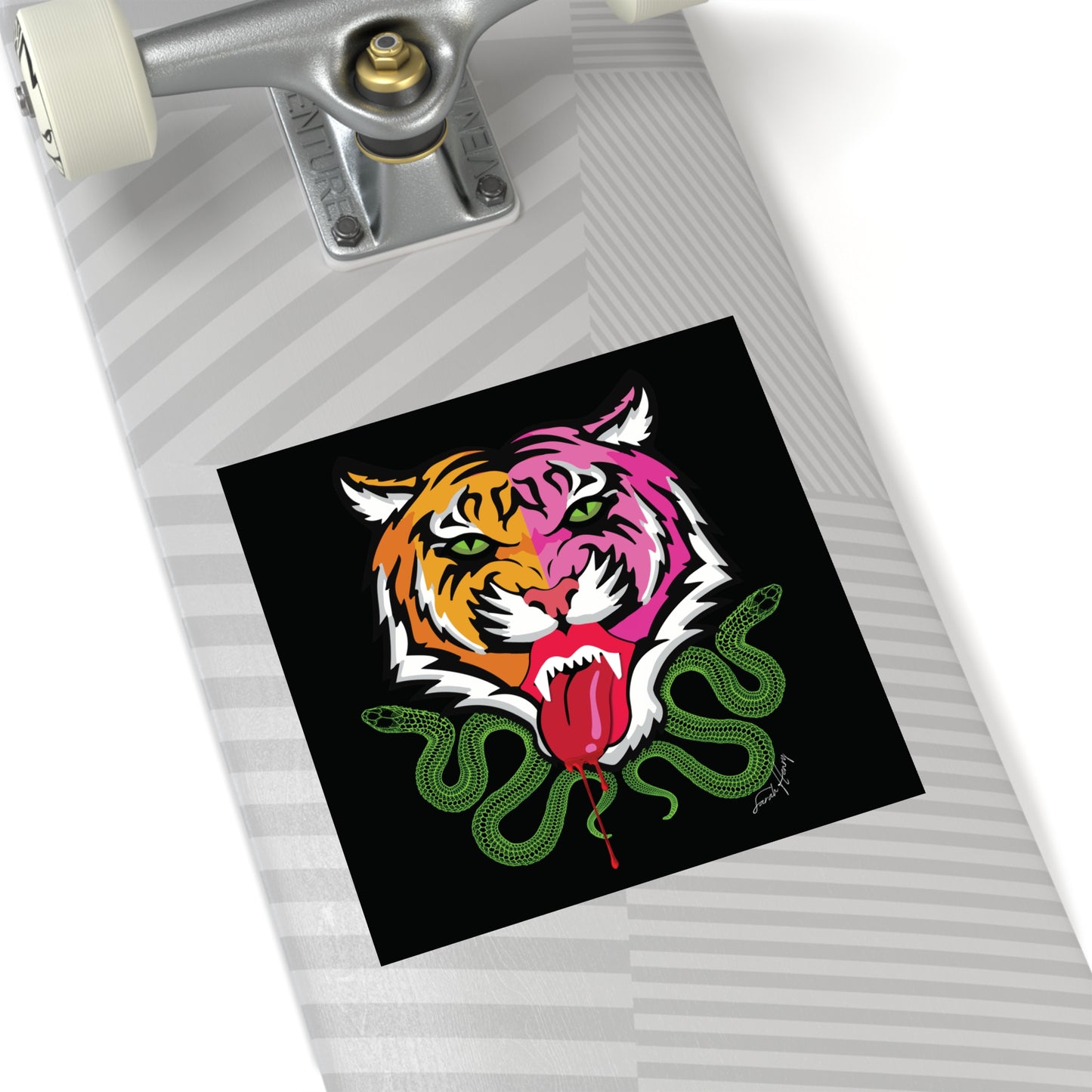 Kali Waterproof Square Sticker