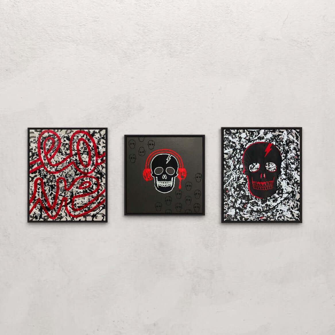 Skeleton Head, 20"x24"