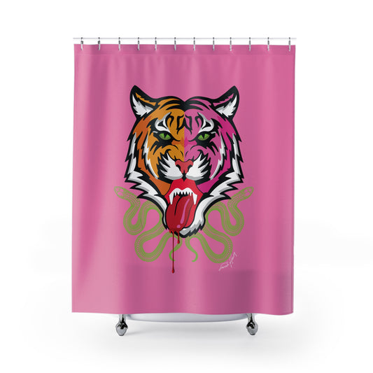 Kali Shower Curtain, Pink