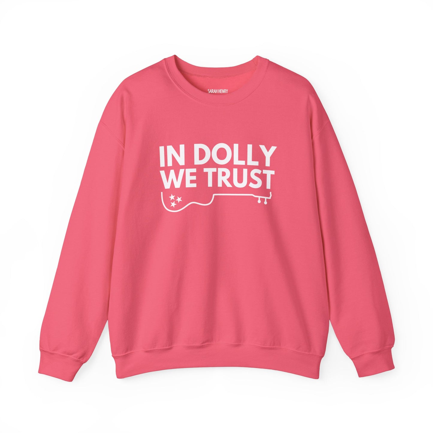 In Dolly We Trust, Unisex Heavy Blend™ Crewneck Sweatshirt