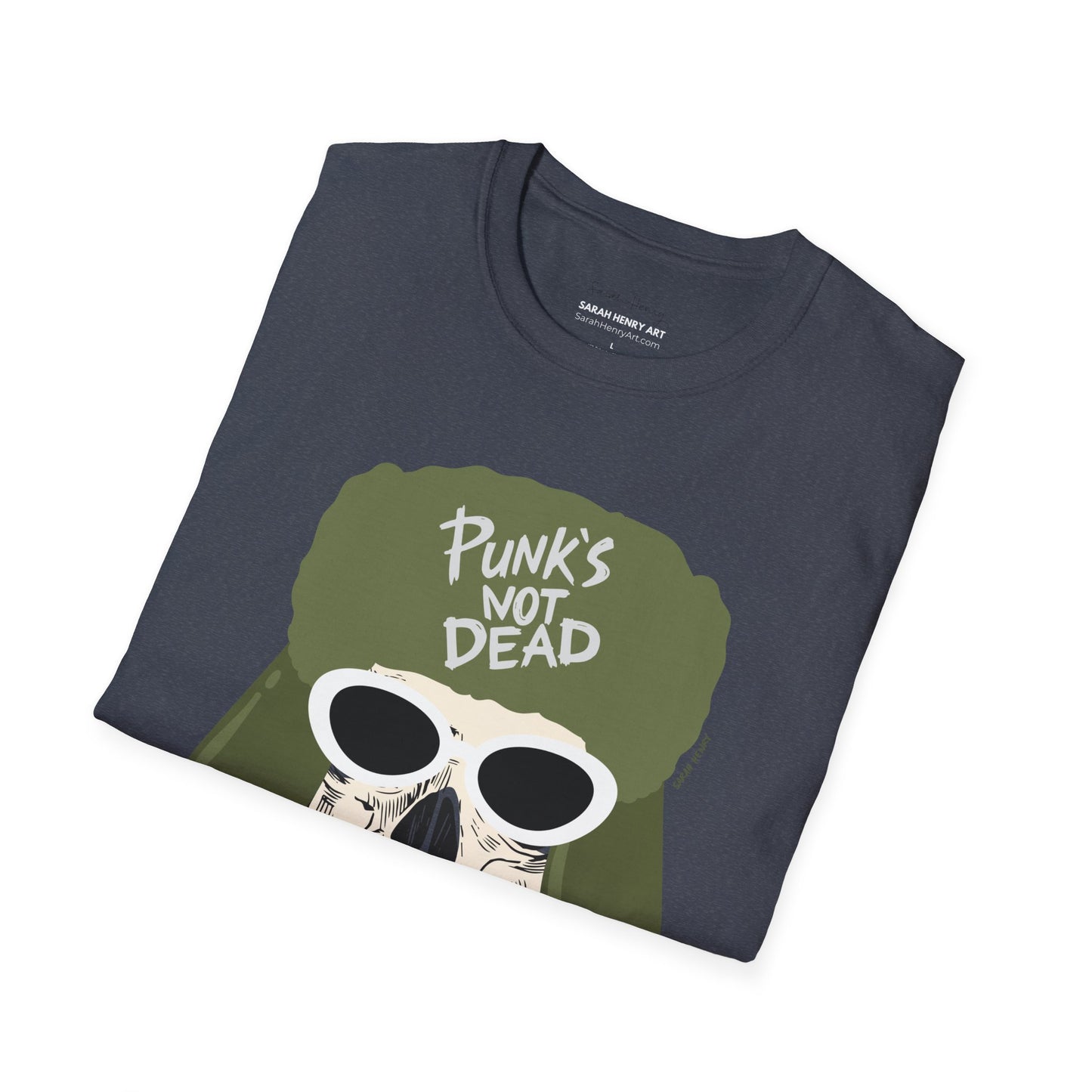 Punks Not Dead Front Graphic Soft T-Shirt