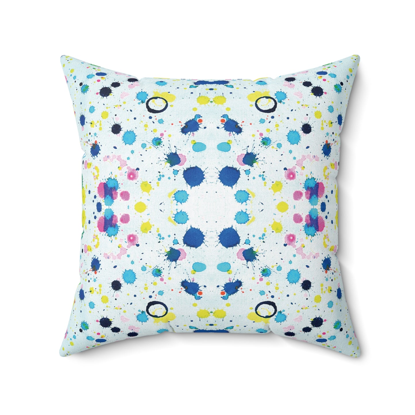 Blueberry + Banana, Spun Polyester Square Pillow
