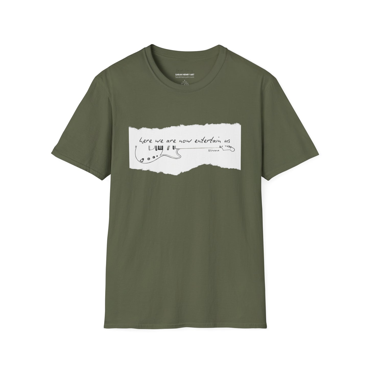 Here We Are Now, Unisex Soft T-Shirt