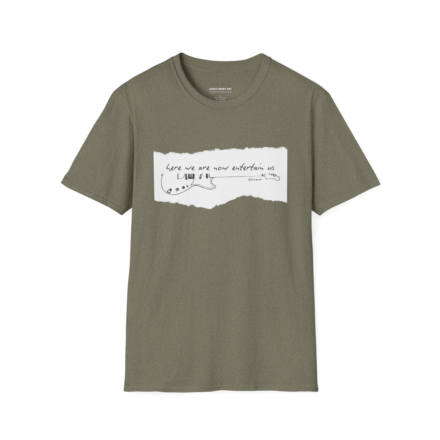 Here We Are Now, Unisex Soft T-Shirt