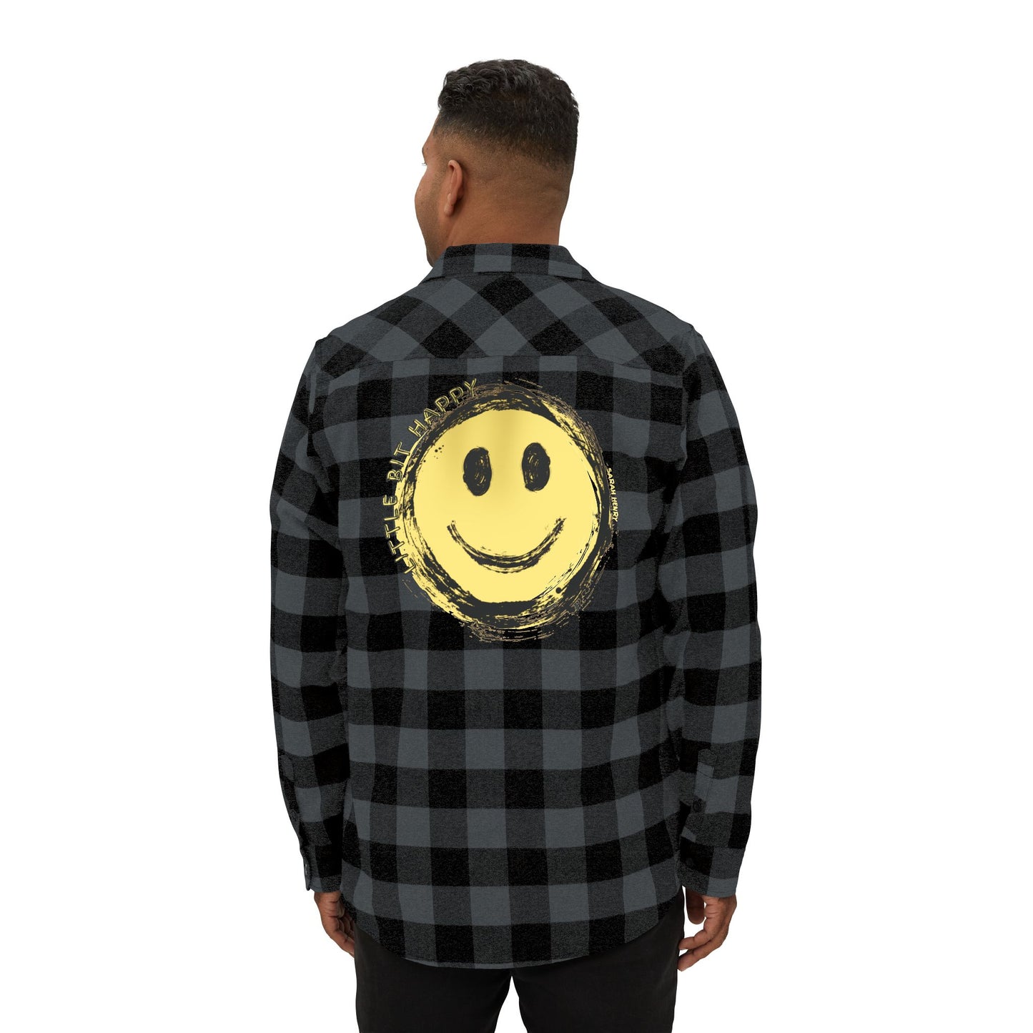 I'm so Happy Unisex Flannel Shirt