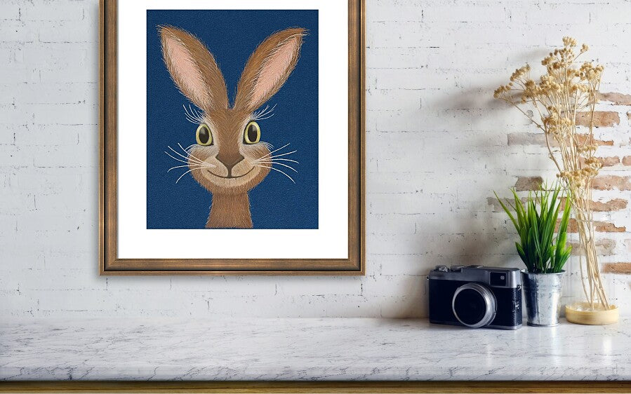 Fine Art Print, Daphne Rabbit, Giclee Print (No Frame)