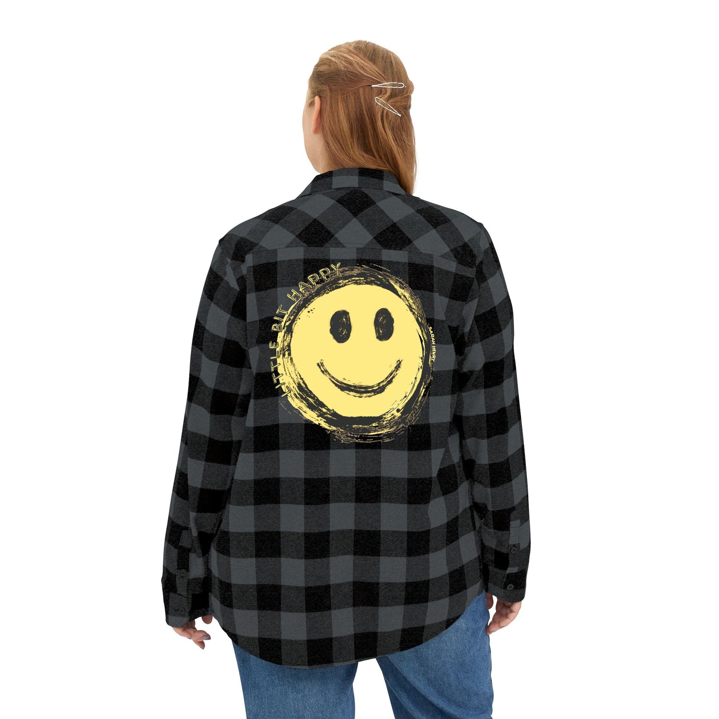 I'm so Happy Unisex Flannel Shirt