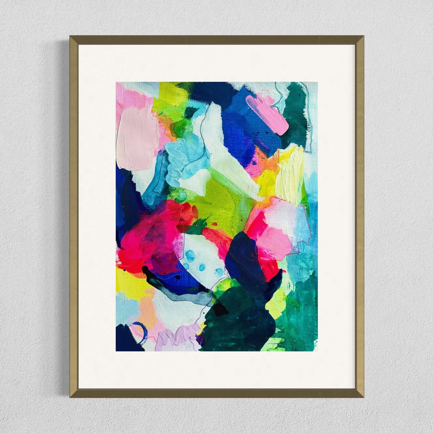 Mélange Mini, 9"x12" Original Painting on Fine Art Paper