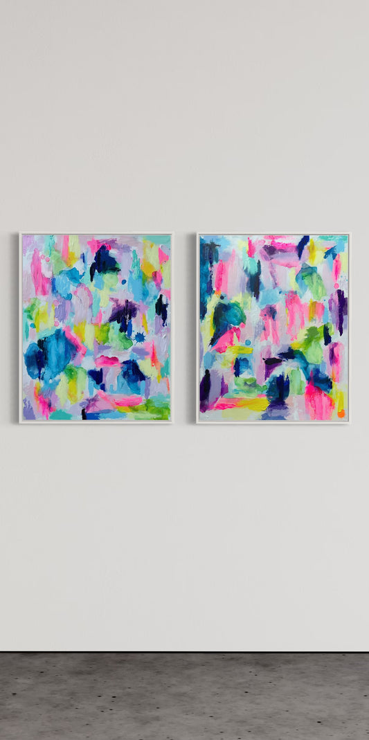 The Bey, 20"x24" Diptych