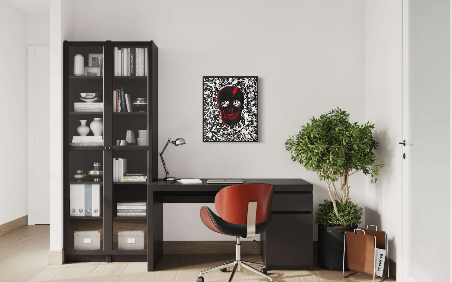 Skeleton Head, 20"x24"