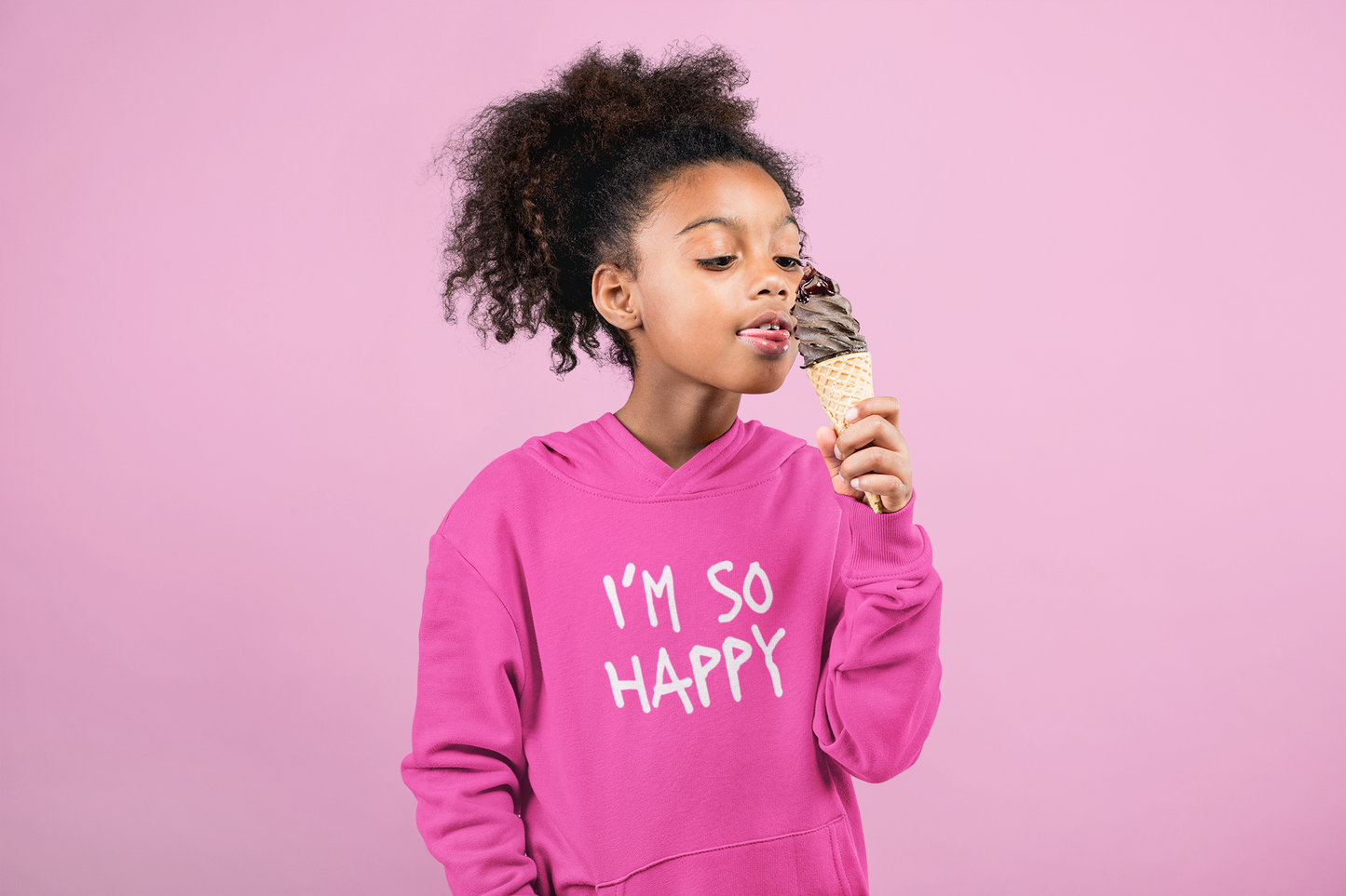 I'm So Happy Unisex Youth Heavy Blend Hooded Sweatshirt