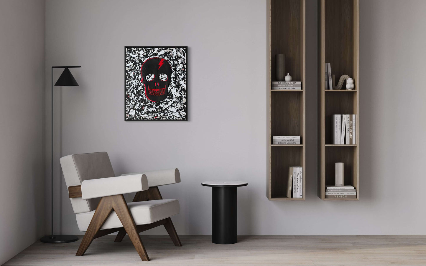 Skeleton Head, 20"x24"