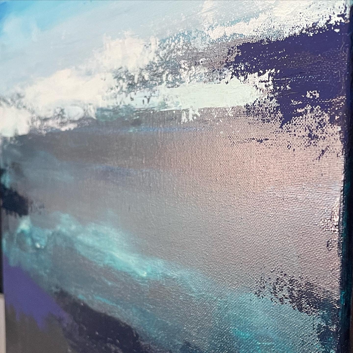 Tidewater, 20"x24" Original Abstract Painting