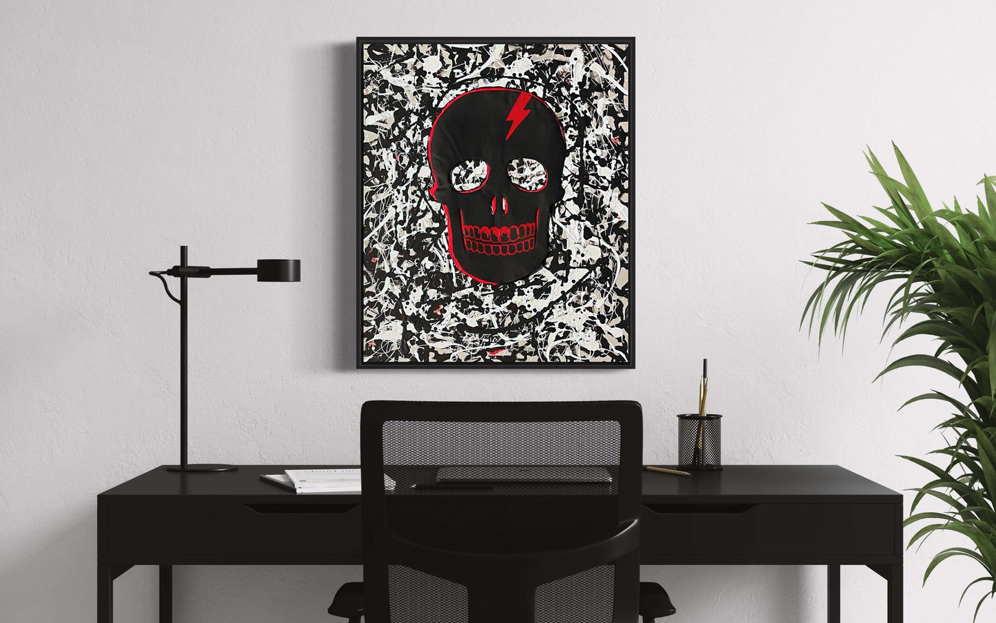 Skeleton Head, 20"x24"