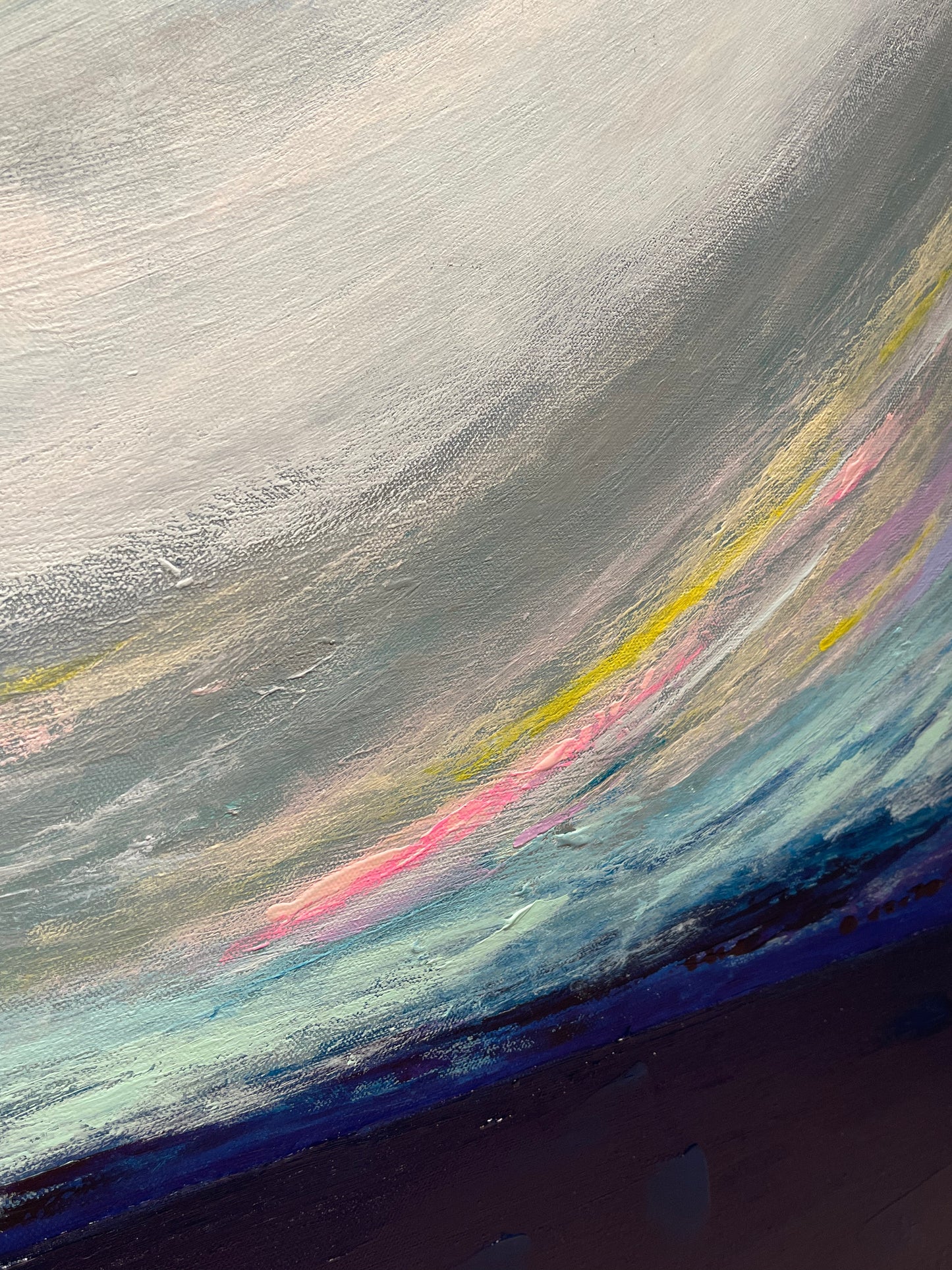 Interlude, 36"x48" Serene Original Abstract Painting