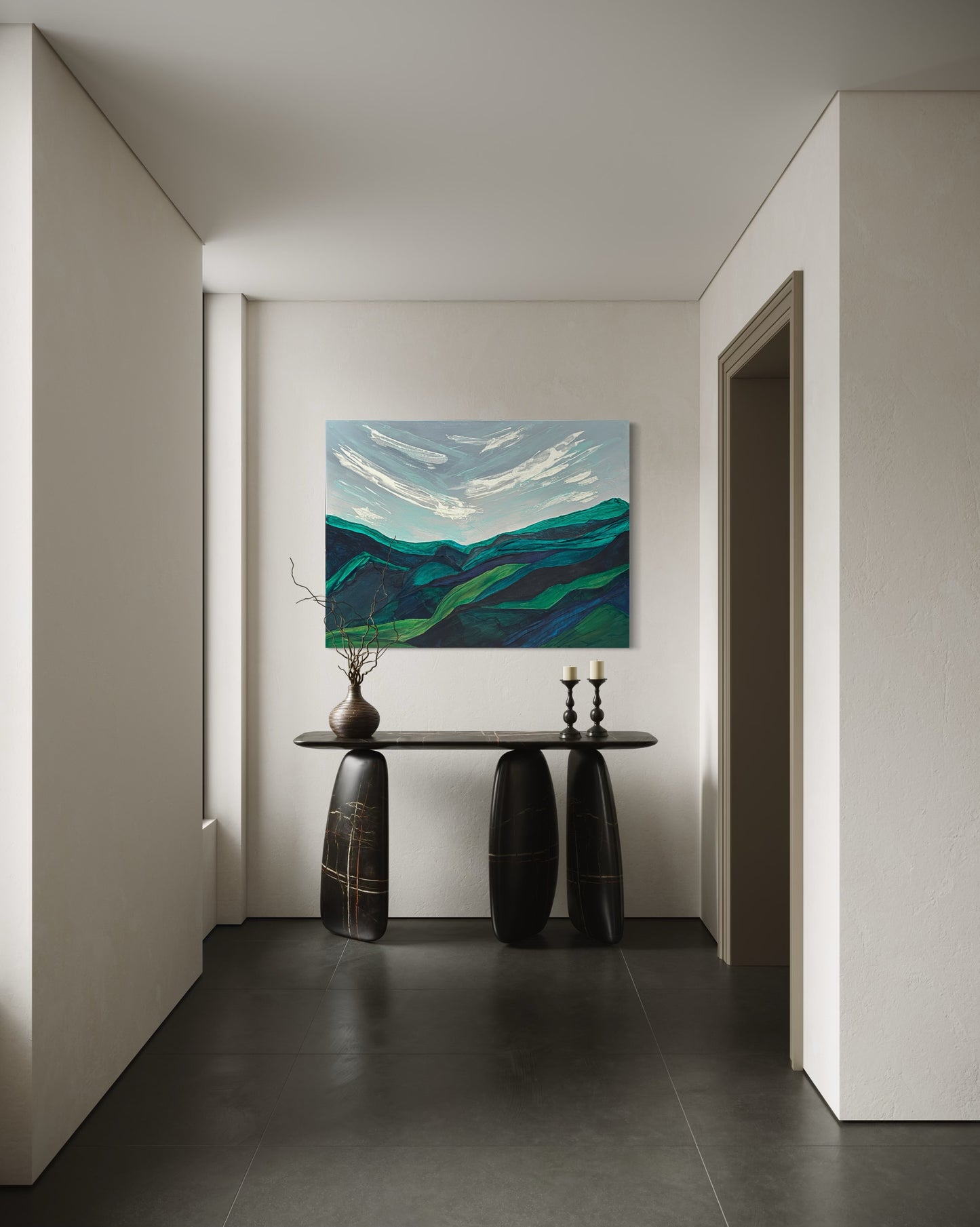 Tennessee Homesick Blues, 30"x40" original acrylic painting