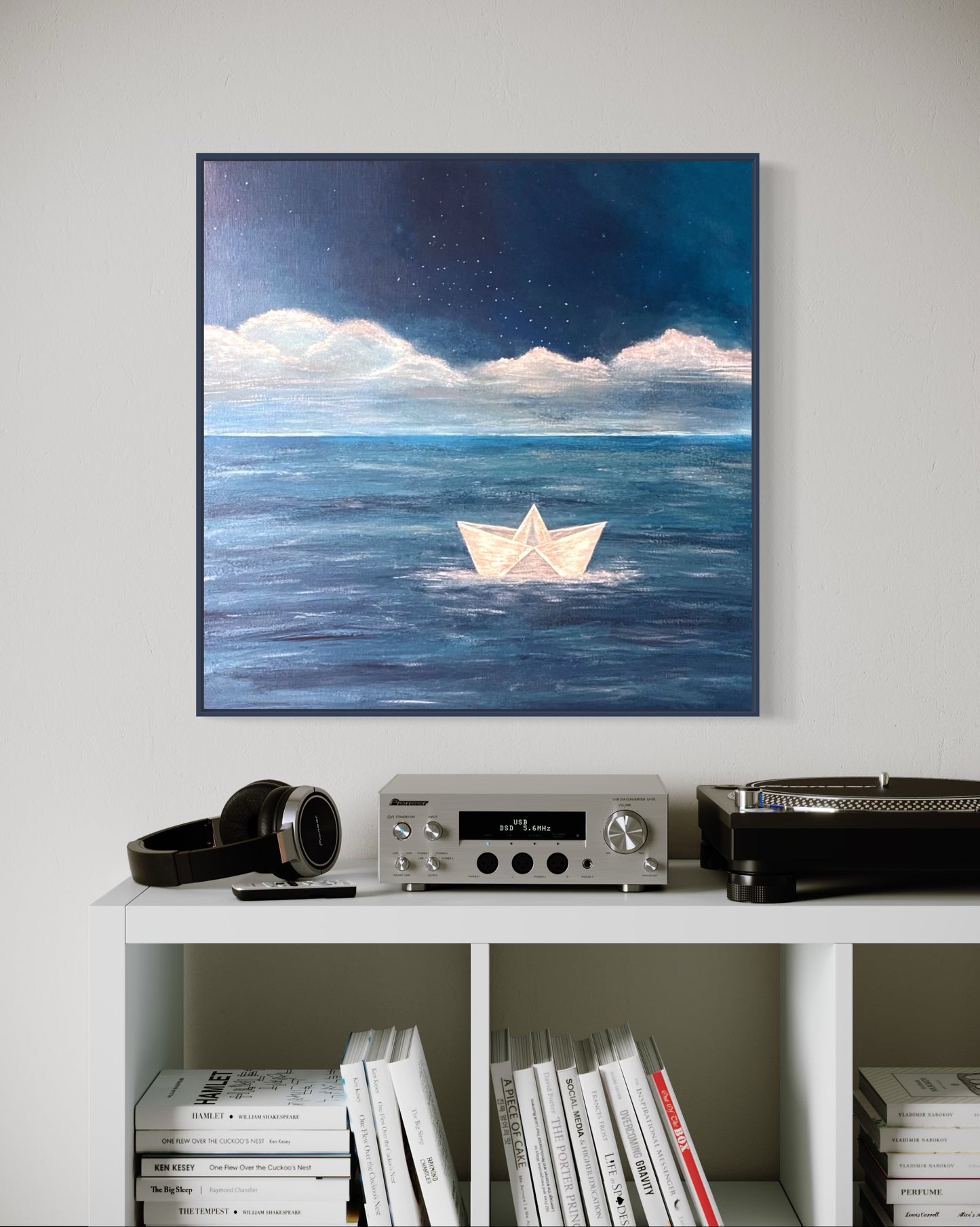 Reverie, 20"x20" Original Abstract Seascape Painting