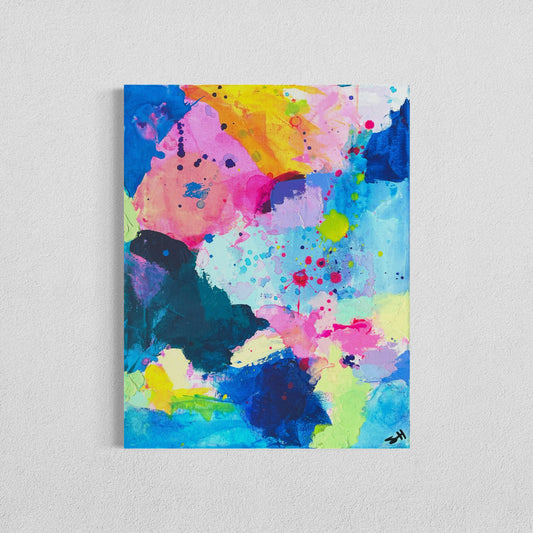 Color Rush Mini 8, 11"x14" Original Abstract Paintings