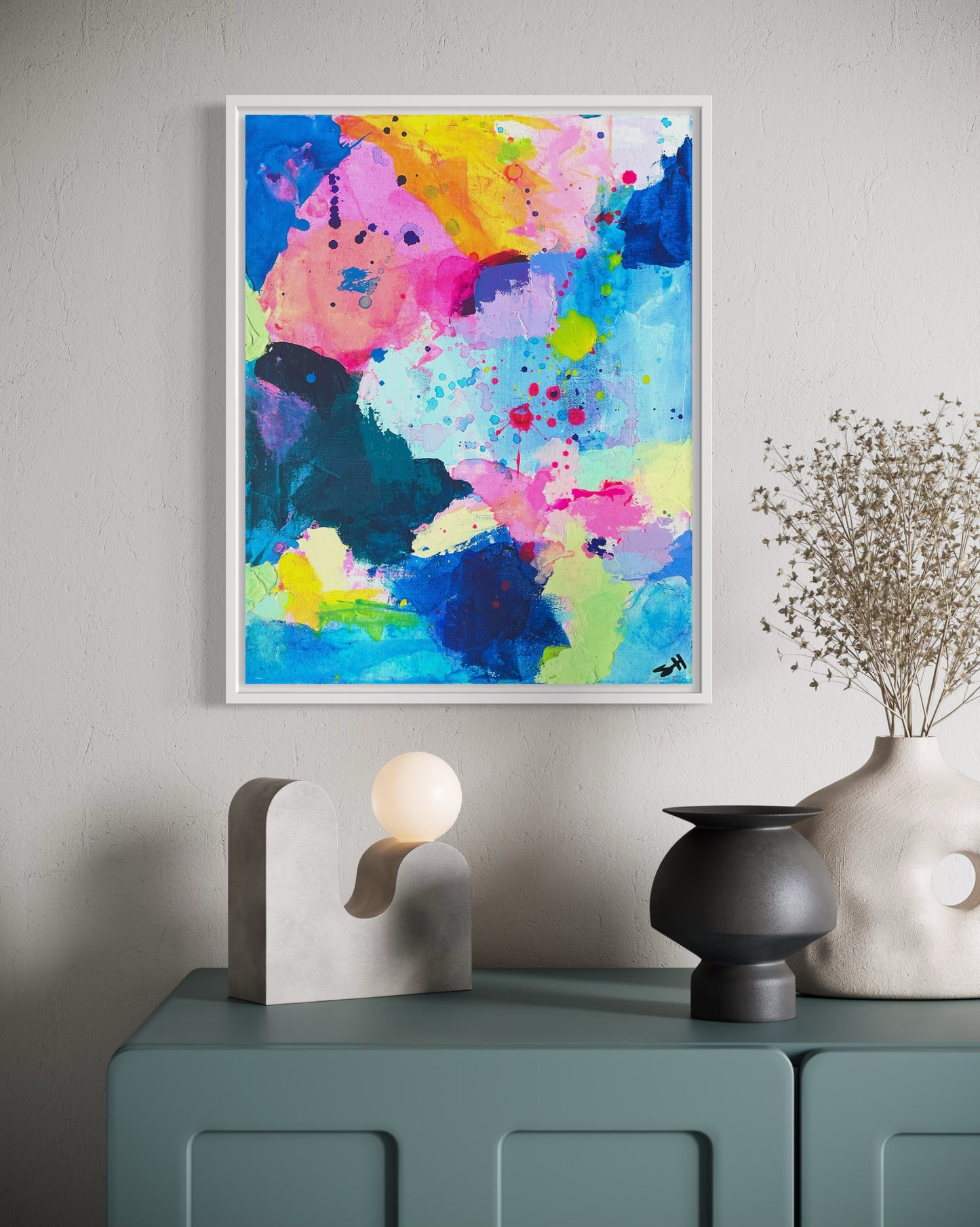 Color Rush Mini 8, 11"x14" Original Abstract Paintings