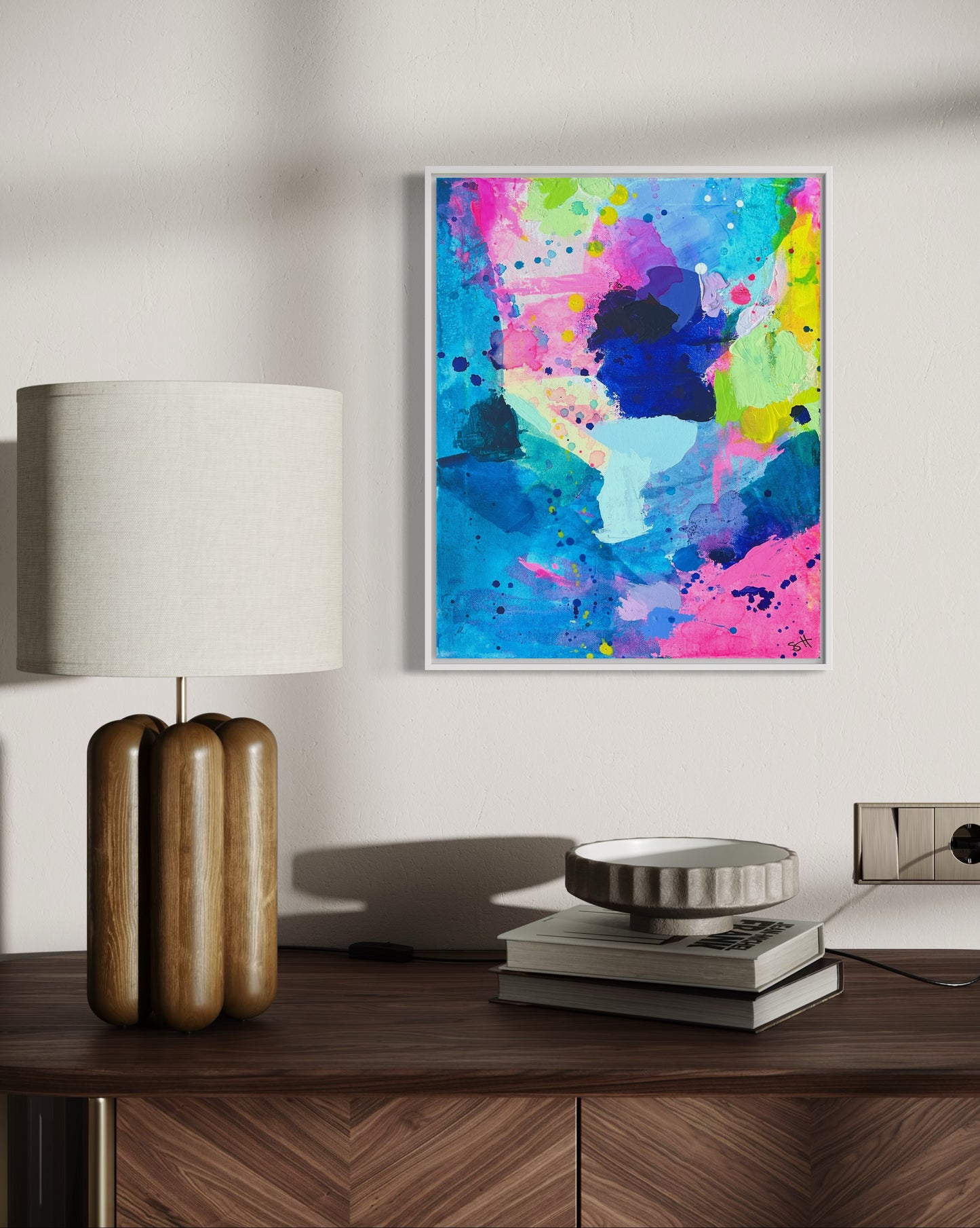 Color Rush Mini 5, 11"x14" Original Abstract Paintings