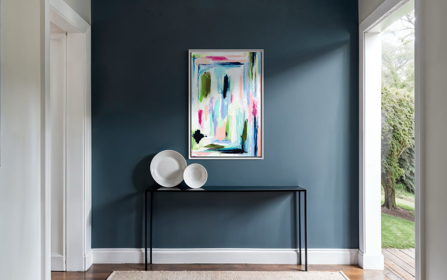 The Garden, 24"x36" Original Abstract Painting