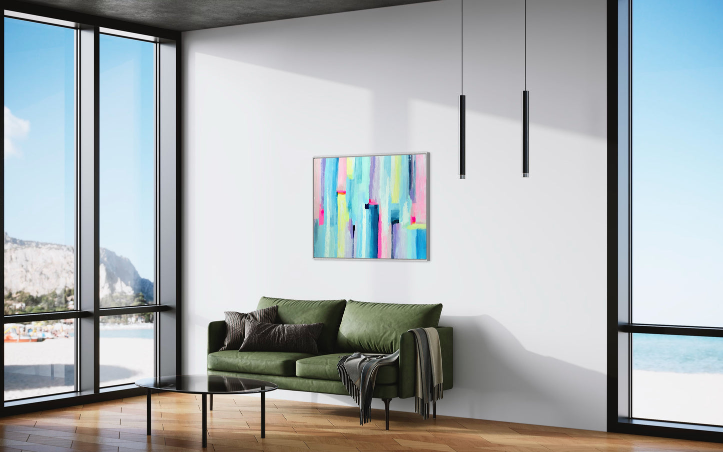 Birdsong, 36"x48" Original Abstract Painting