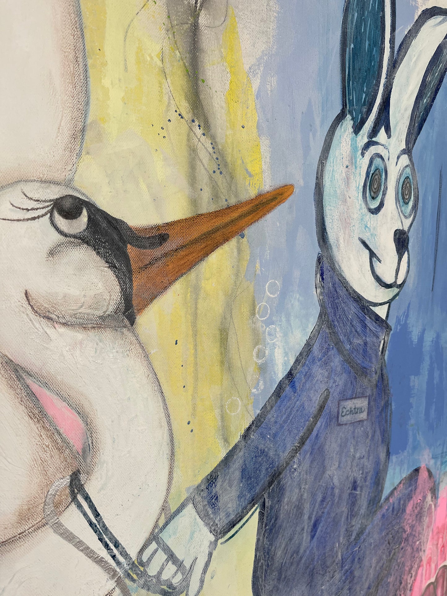 Caer, 36"x48" Original Abstract Expressionist Painting