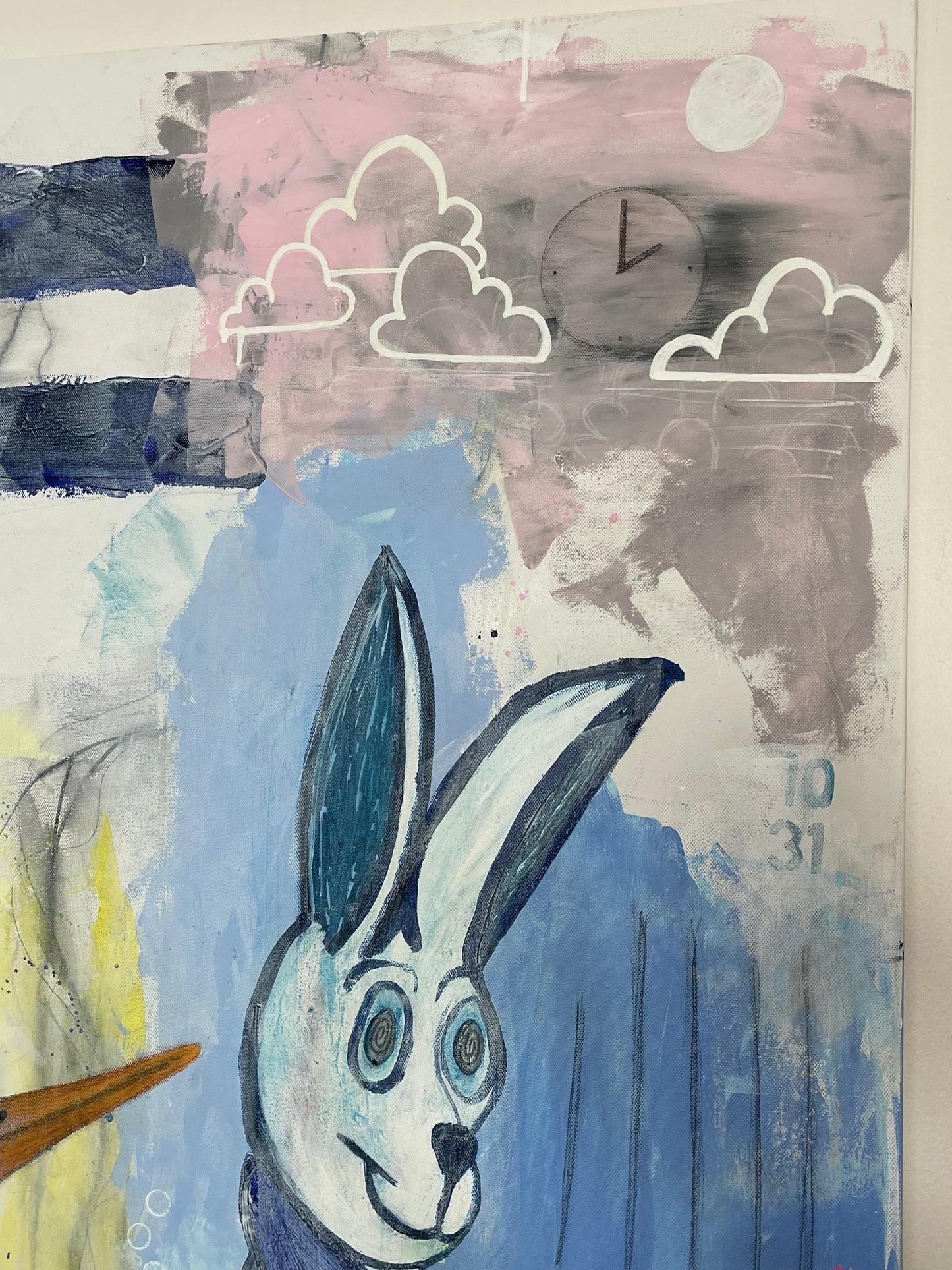 Caer, 36"x48" Original Abstract Expressionist Painting