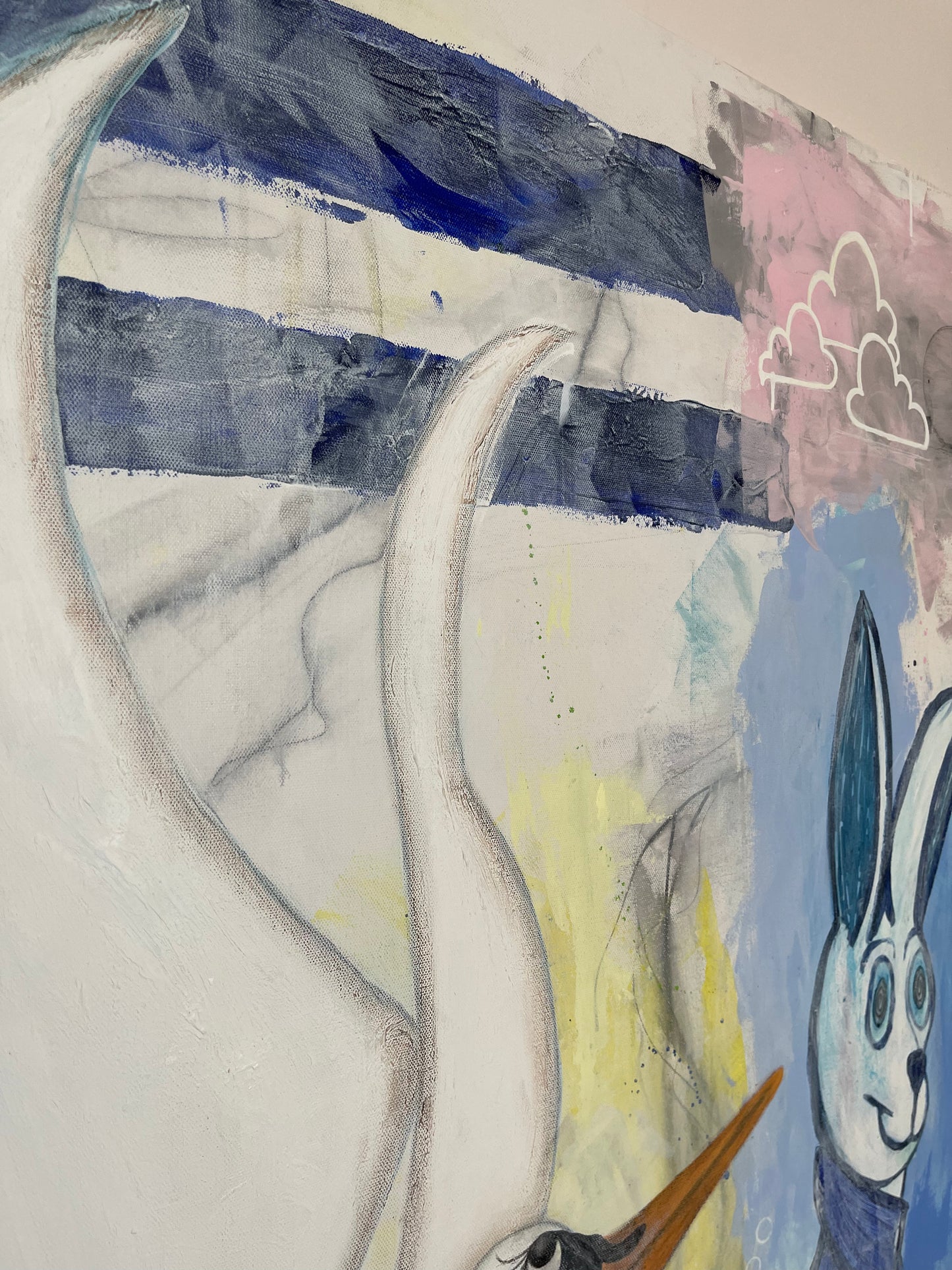 Caer, 36"x48" Original Abstract Expressionist Painting