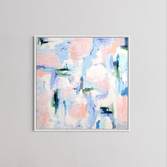 Wren, 24"x24" Original Abstract Painting