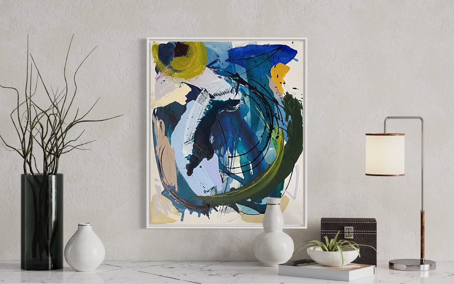 Movement, 20"x24" Original Abstract Painting