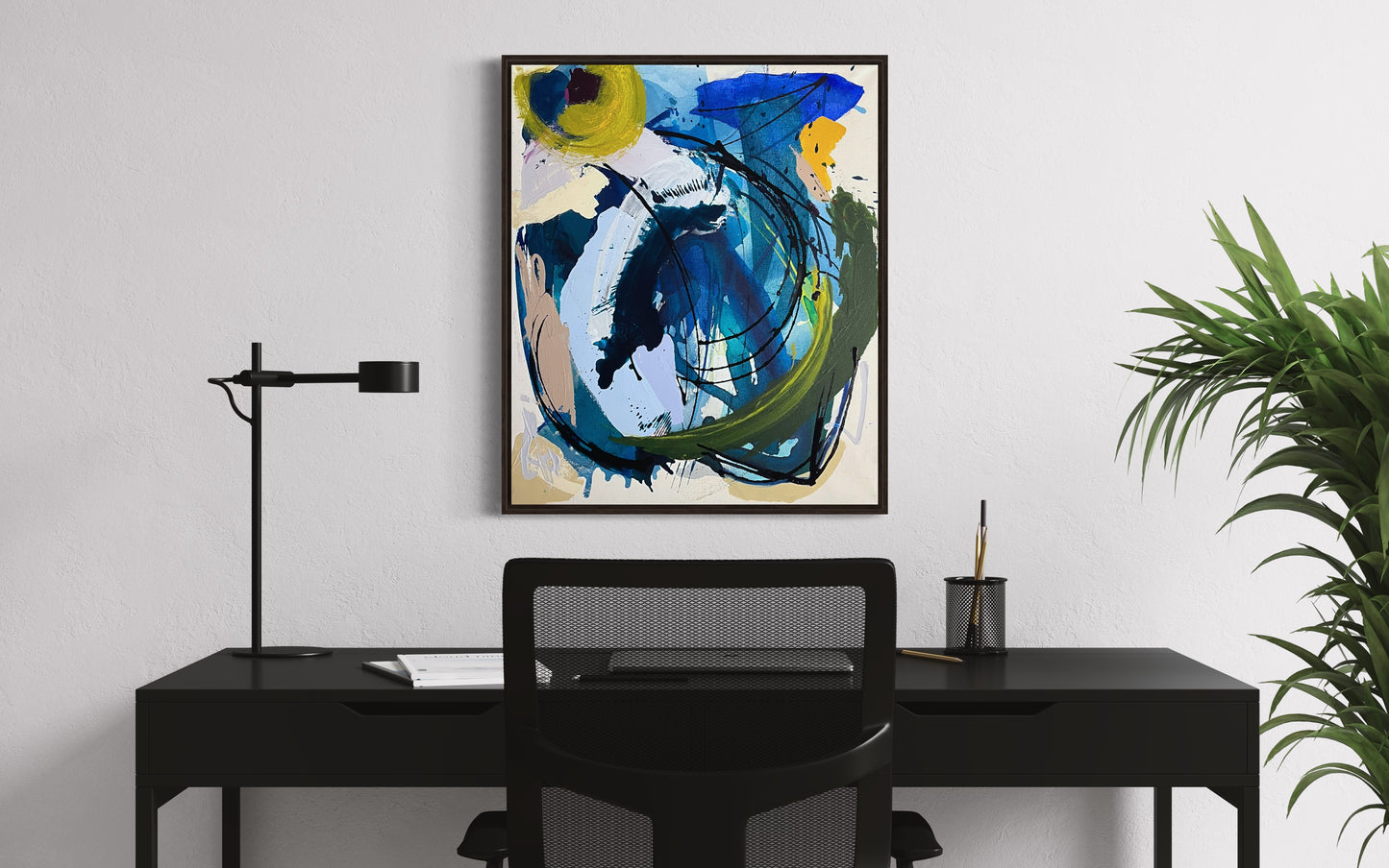 Movement, 20"x24" Original Abstract Painting