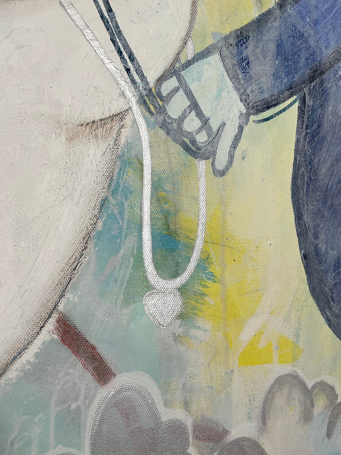 Caer, 36"x48" Original Abstract Expressionist Painting