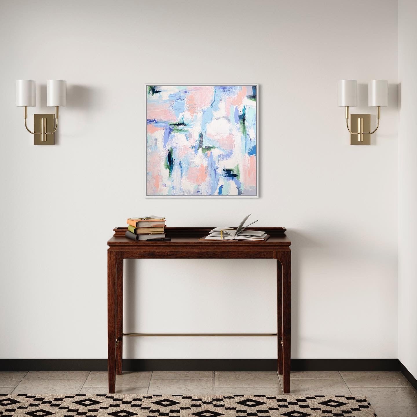 Wren, 24"x24" Original Abstract Painting